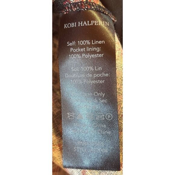 KOBI HALPERIN Andi Paisley Shorts in Black Multi NWT Size XS - Picture 10 of 10